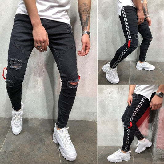 Shredded feet jeans - Taylor K Shop