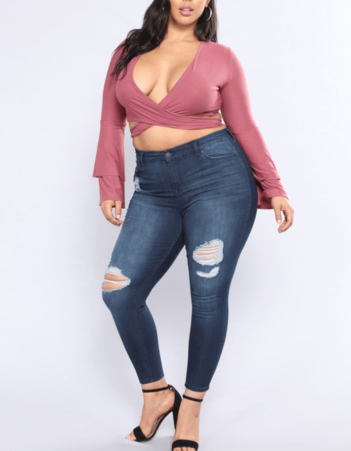 Shredded feet jeans - Taylor K Shop