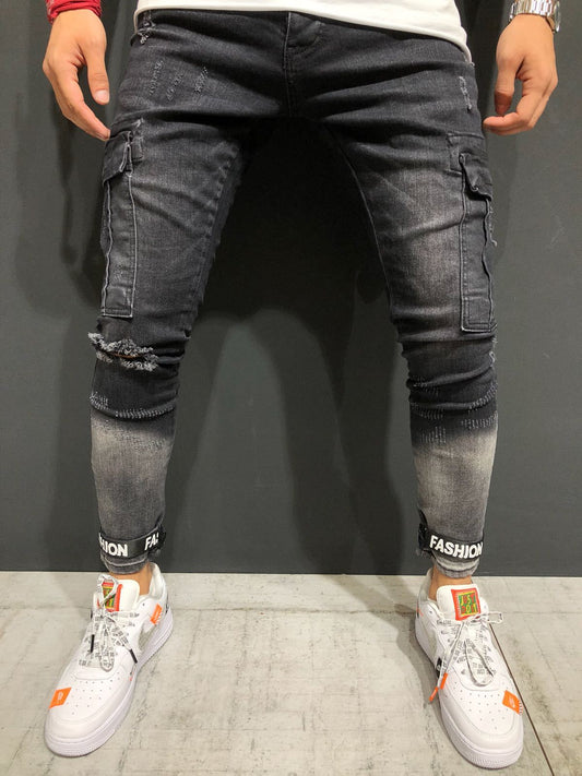 Shredded stretch jeans - Taylor K Shop