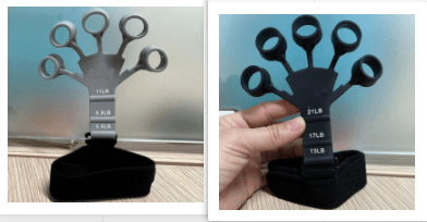 Silicone Grip Device Finger Exercise Stretcher Finger Gripper Strength Trainer Strengthen Rehabilitation Training - Taylor K Shop