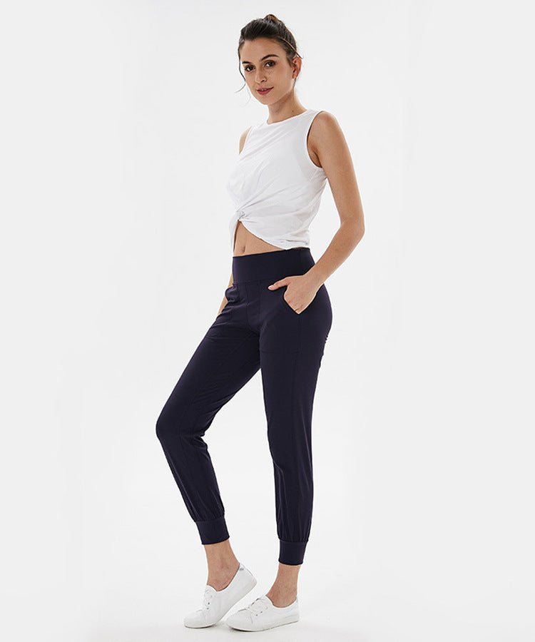 Sleeveless loose exposed navel blouse - Taylor K Shop