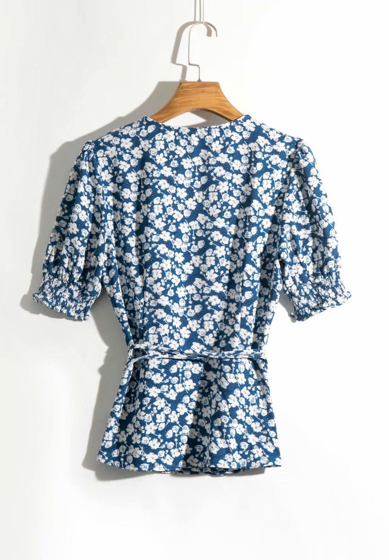 Slim fit lace slimming blouse - Taylor K Shop