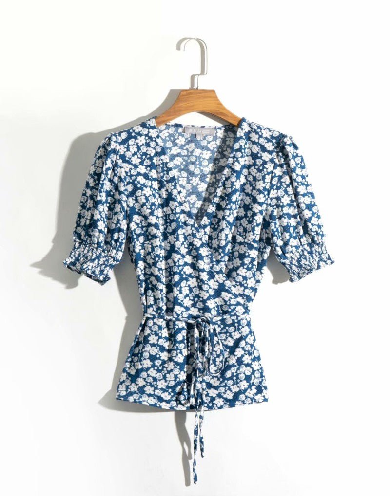 Slim fit lace slimming blouse - Taylor K Shop