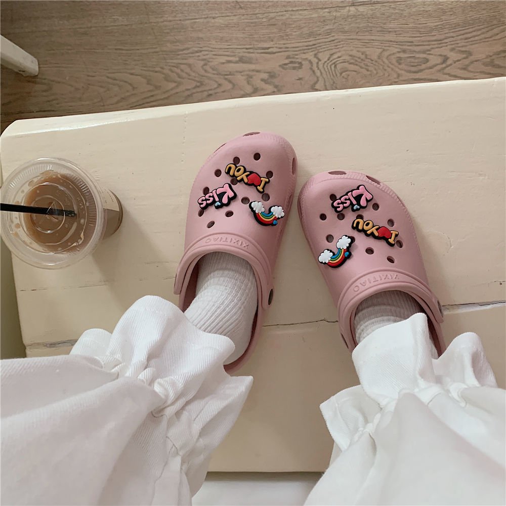 Slippers Women Wear Home Non - Slip Two - Wear Garden Shoes Outside In Summer - Taylor K Shop