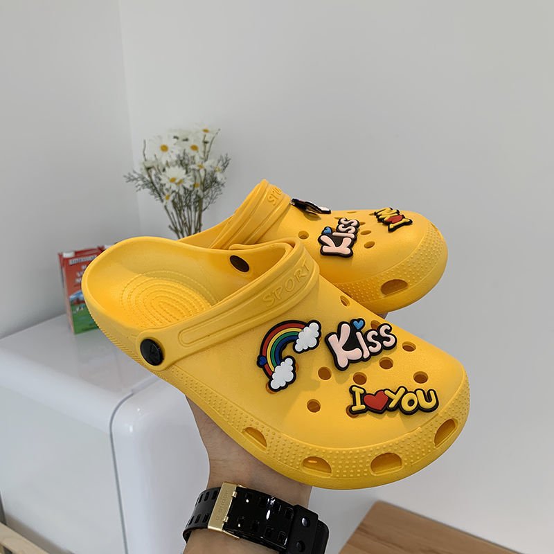 Slippers Women Wear Home Non - Slip Two - Wear Garden Shoes Outside In Summer - Taylor K Shop