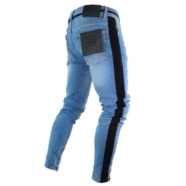 Small Feet Zipper Jeans Men's Ripped New Jeans - Taylor K Shop