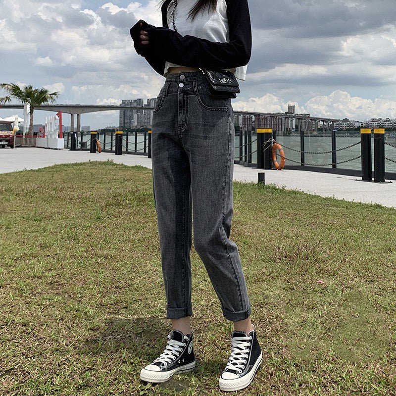 Smoky gray jeans - Taylor K Shop