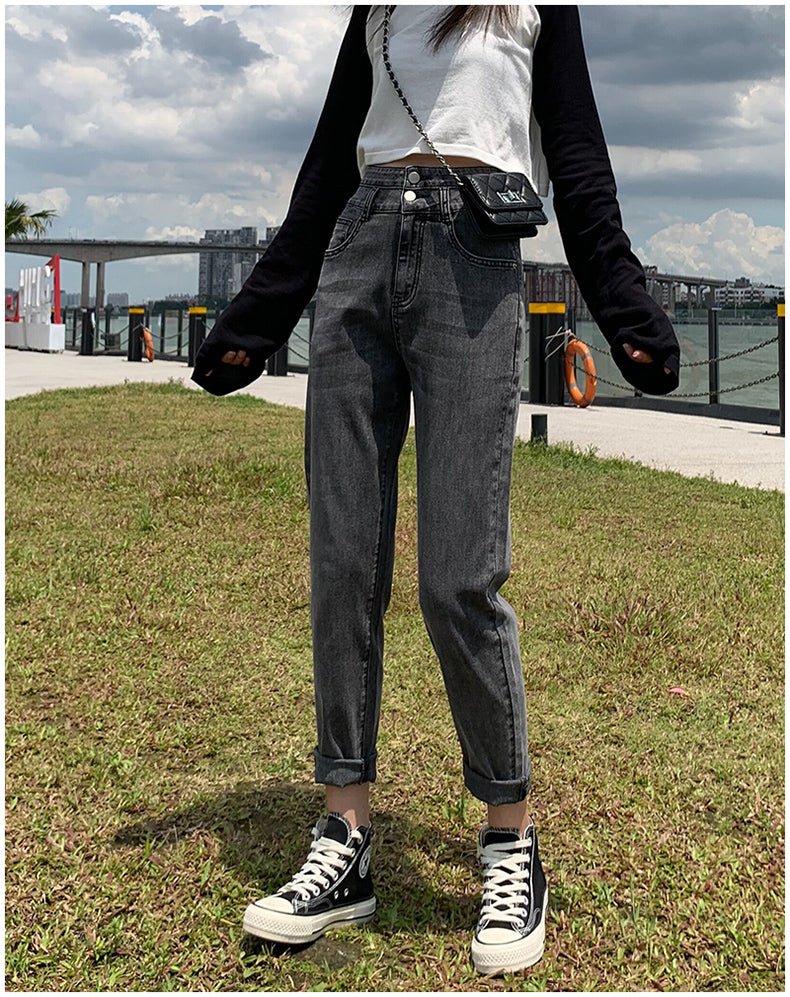 Smoky gray jeans - Taylor K Shop