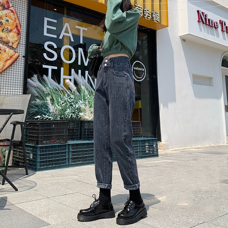 Smoky gray jeans - Taylor K Shop