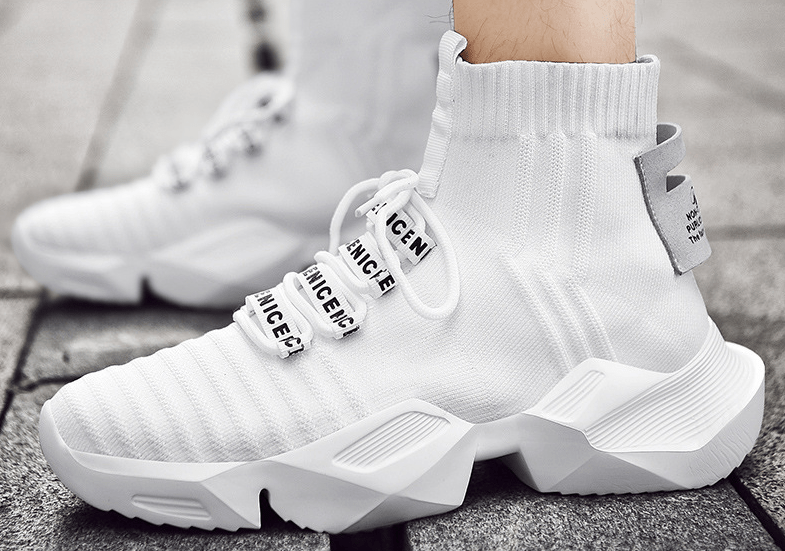 Socks Shoes Daddy Shoes Sports Shoes Men'S Large Size Trendy Shoes Casual Shoes - Taylor K Shop