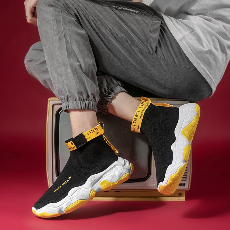 Socks Shoes Sports Shoes Casual Running High Top Shoes Men - Taylor K Shop
