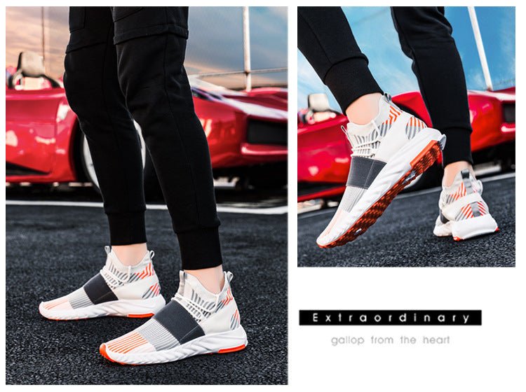 Soft - soled Breathable Shoes Men's Korean Style Trendy Sneakers - Taylor K Shop