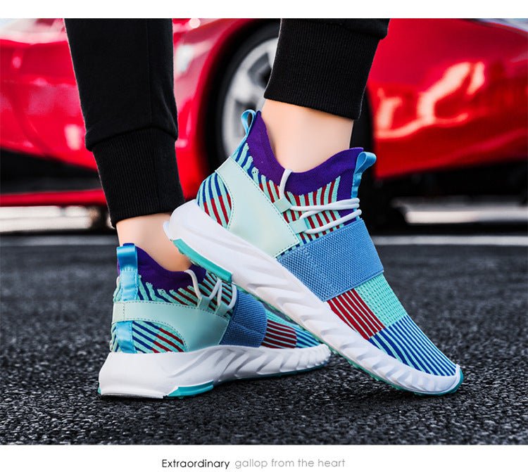 Soft - soled Breathable Shoes Men's Korean Style Trendy Sneakers - Taylor K Shop