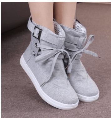 Spring And Autumn New Student Casual Shoes Sports Shoes Short Tube Canvas Shoes Women - Taylor K Shop