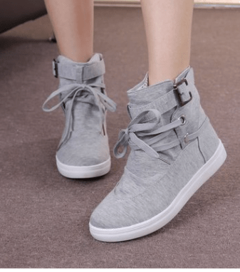 Spring And Autumn New Student Casual Shoes Sports Shoes Short Tube Canvas Shoes Women - Taylor K Shop