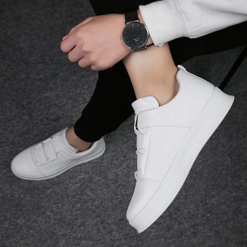 Spring New Brand Men Leather Loafers Slip On Casual Shoes Mens Moccasins - Taylor K Shop