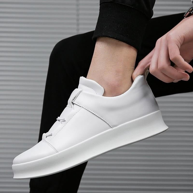 Spring New Brand Men Leather Loafers Slip On Casual Shoes Mens Moccasins - Taylor K Shop
