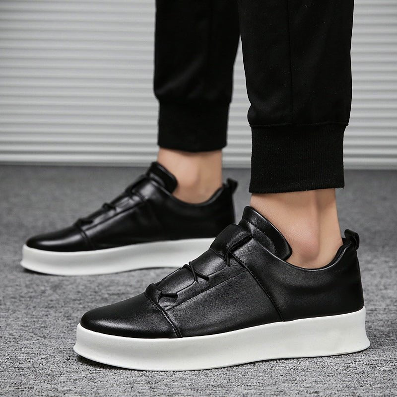 Spring New Brand Men Leather Loafers Slip On Casual Shoes Mens Moccasins - Taylor K Shop