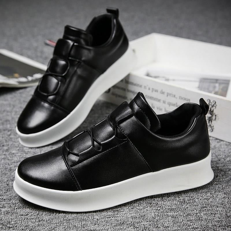 Spring New Brand Men Leather Loafers Slip On Casual Shoes Mens Moccasins - Taylor K Shop