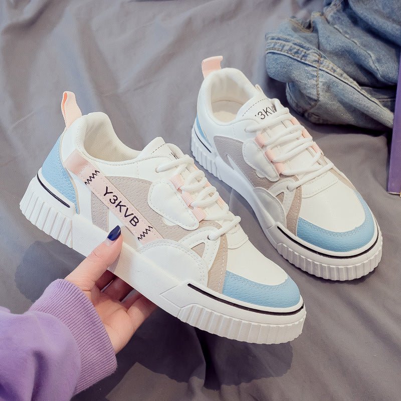 Spring New White Shoes Students All - Match Net Red Board Shoes Sports Daddy Women's Shoes Ins Tide - Taylor K Shop
