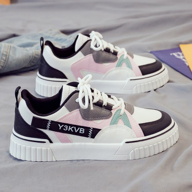 Spring New White Shoes Students All - Match Net Red Board Shoes Sports Daddy Women's Shoes Ins Tide - Taylor K Shop