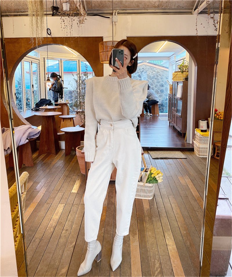 Straight cropped jeans - Taylor K Shop