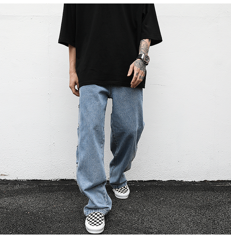 Straight loose jeans - Taylor K Shop