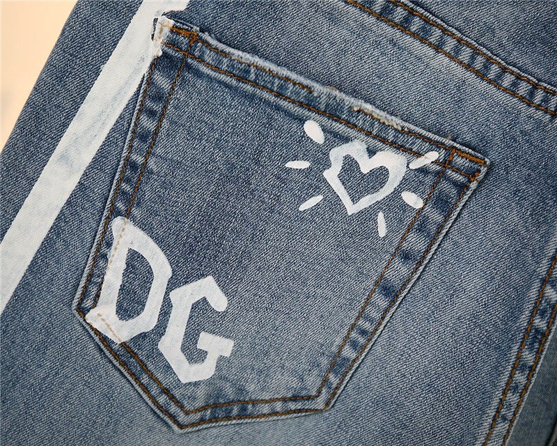 Straight washed jeans - Taylor K Shop