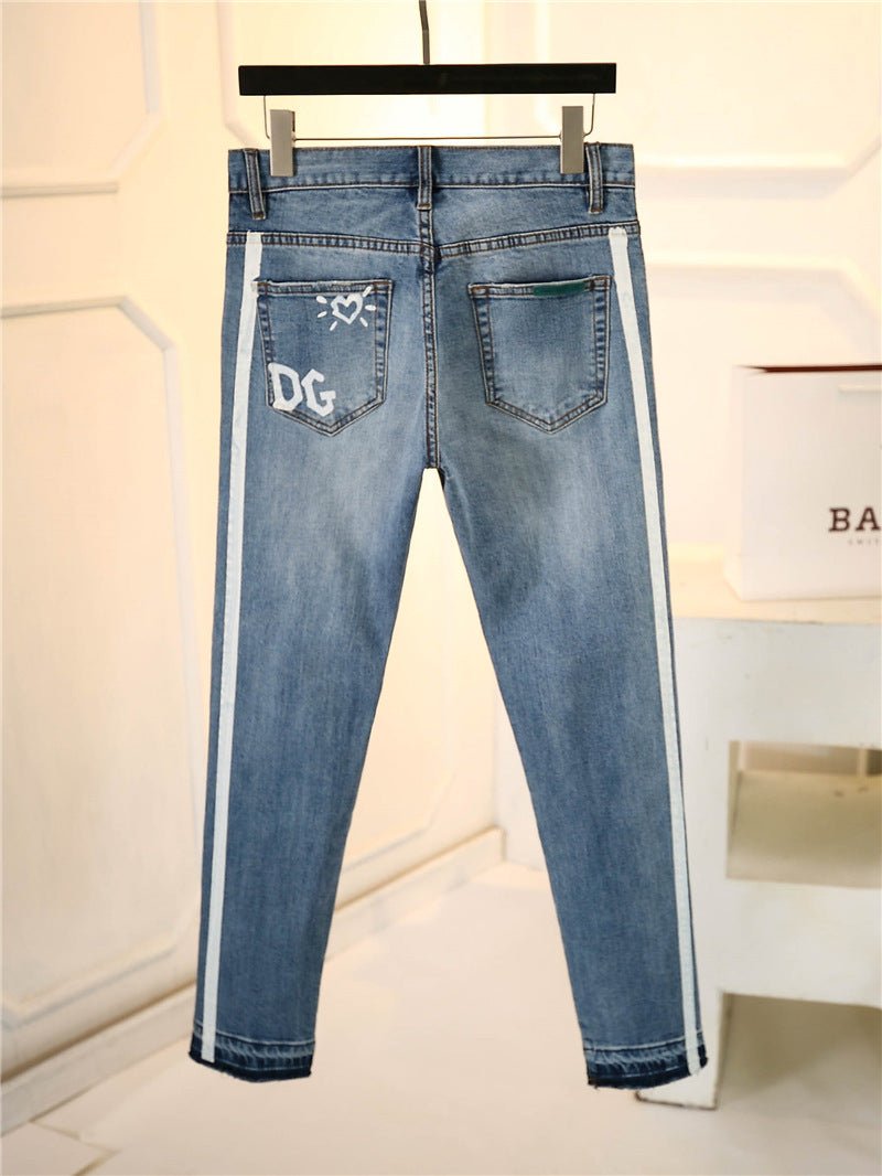 Straight washed jeans - Taylor K Shop