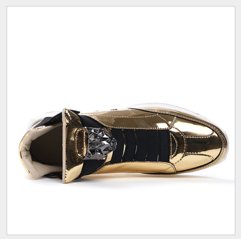 Street trend shoes men's shoes men's tide shoes shoes new middle help shoes men - Taylor K Shop