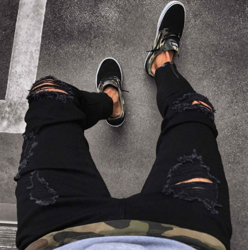 Streetwear Ripped Jeans - Taylor K Shop
