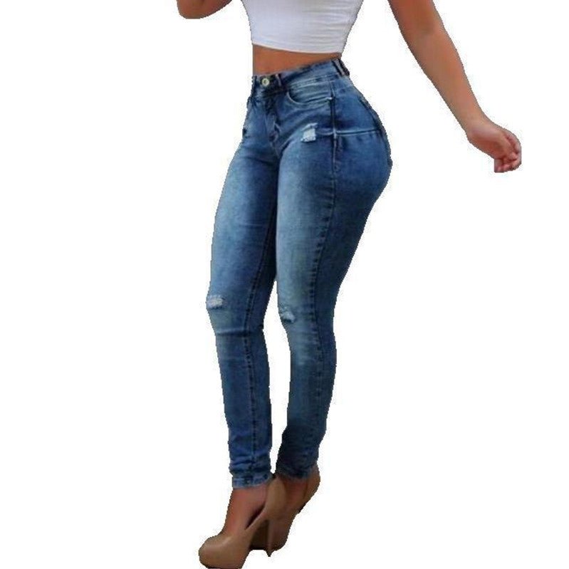 Stretch ripped jeans - Taylor K Shop