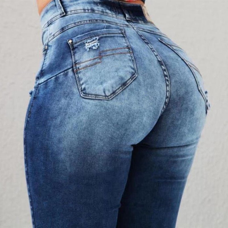 Stretch ripped jeans - Taylor K Shop