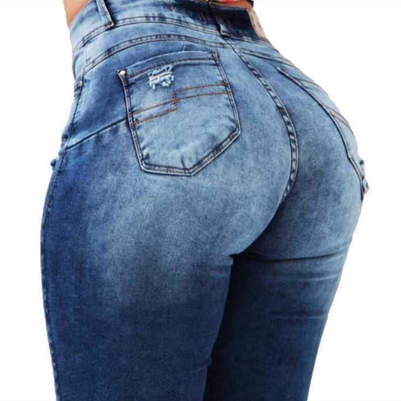 Stretch ripped jeans - Taylor K Shop