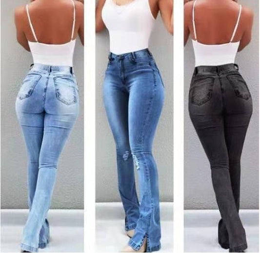 Stretch ripped jeans - Taylor K Shop