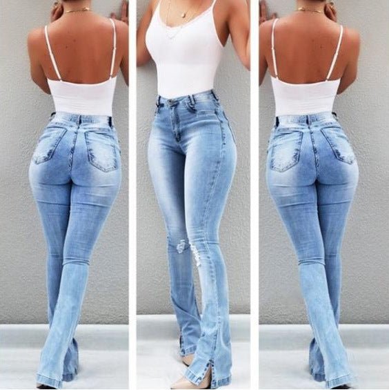 Stretch ripped jeans - Taylor K Shop