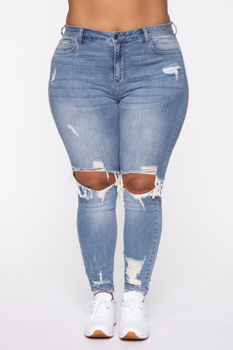 Stretch Ripped Women Plus Size Jeans Plus Size Jeans - Taylor K Shop
