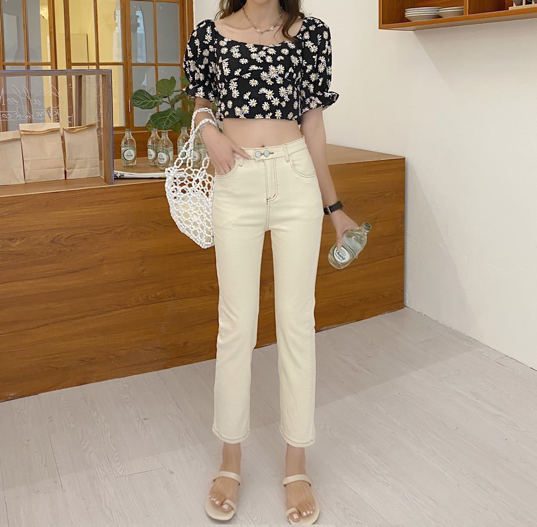 Stretch straight jeans - Taylor K Shop