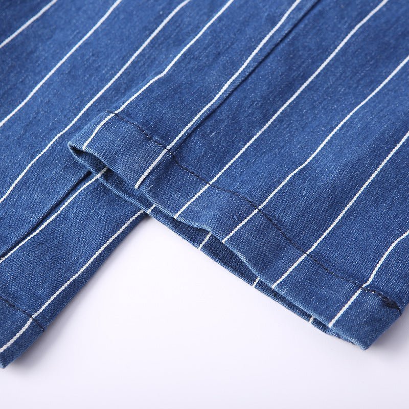 Stretch striped jeans - Taylor K Shop
