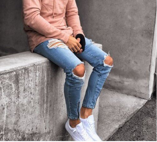 Stretchy Ripped Jeans - Taylor K Shop