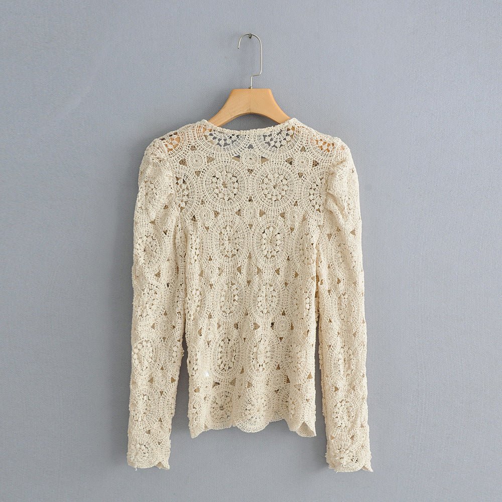 Summer Lace Crochet Blouses Shirt Tops - Taylor K Shop