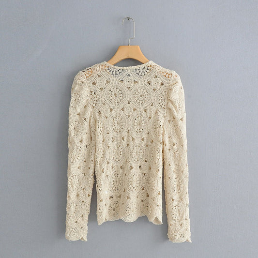 Summer Lace Crochet Blouses Shirt Tops - Taylor K Shop