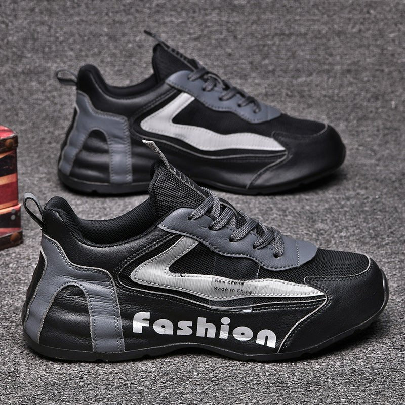 Summer New Sports Shoes Men's Breathable Mesh Shoes Casual Shoes Bag Bottom Men's Shoes Dad Shoes - Taylor K Shop