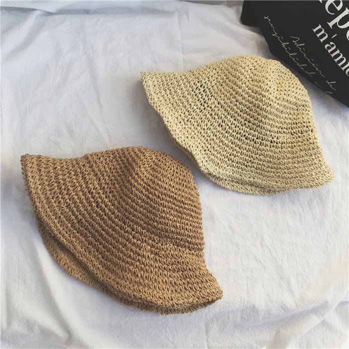 Summer Outing Sunscreen Hat for Women with Foldable Straw Hats Holiday Cool Hat Beach Hat - Taylor K Shop