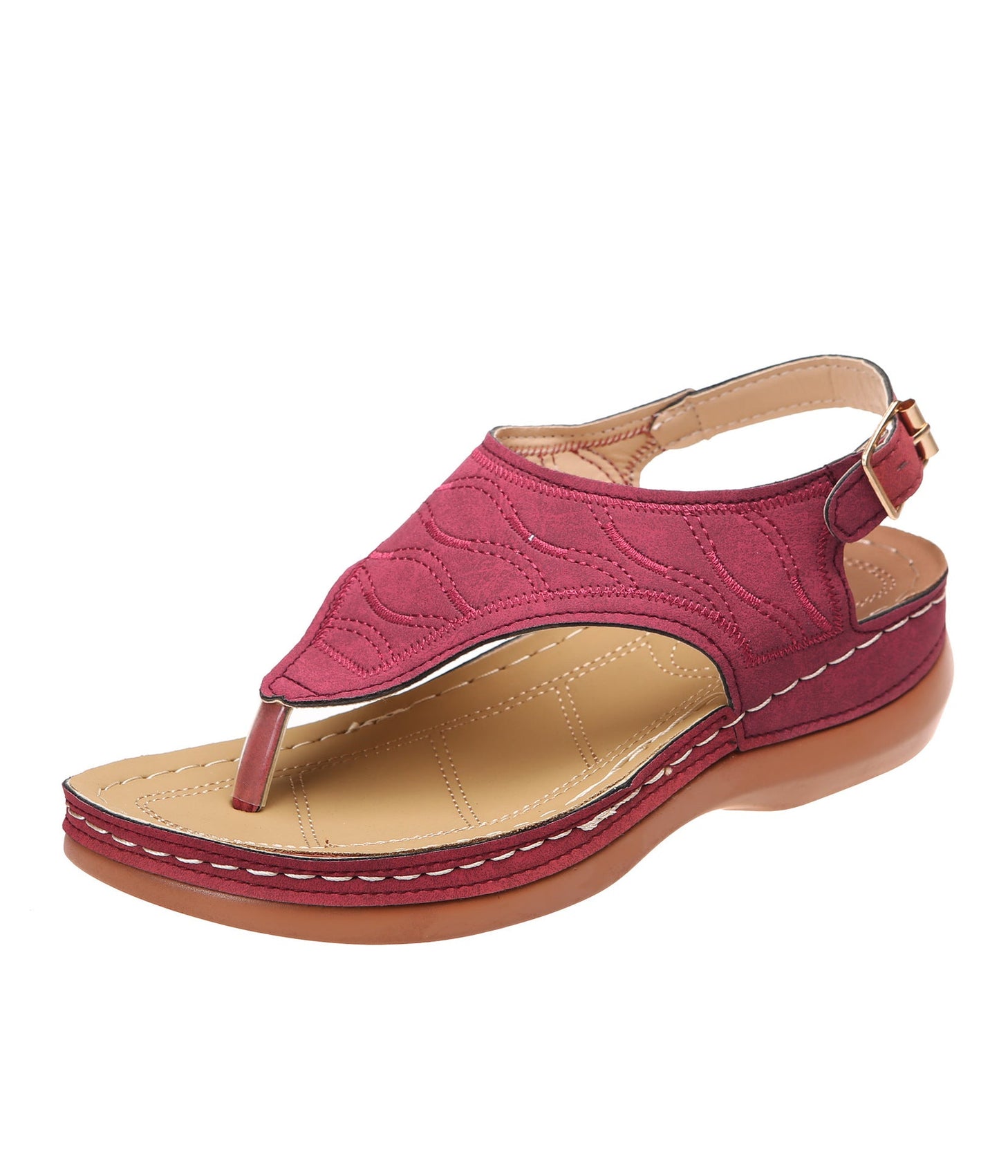 Summer Shoes Roman Retro Style Clip Toe Sandals Women Ankle Buckle Shoes - Taylor K Shop