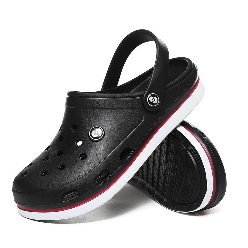 Summer Slippers Men's Hole Shoes Sandals Beach Shoes - Taylor K Shop