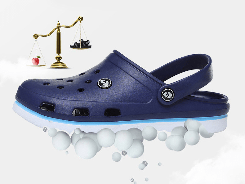 Summer Slippers Men's Hole Shoes Sandals Beach Shoes - Taylor K Shop