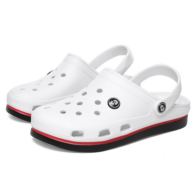 Summer Slippers Men's Hole Shoes Sandals Beach Shoes - Taylor K Shop