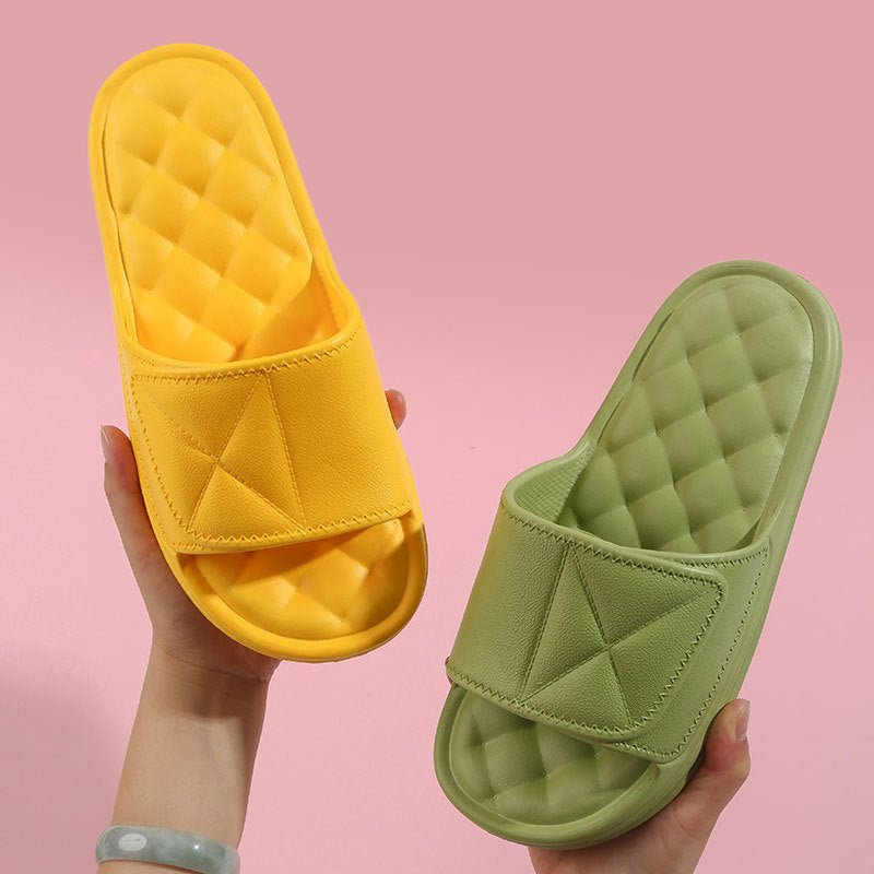 Summer Slippers Plaid Design Bathroom Slippers For Women Shoes - Taylor K Shop