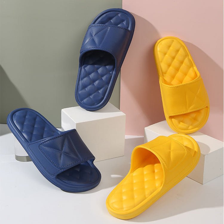 Summer Slippers Plaid Design Bathroom Slippers For Women Shoes - Taylor K Shop